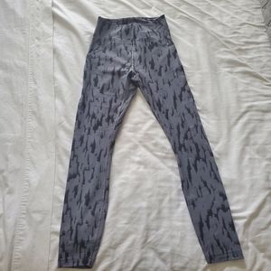 Lululemon Grey & Black Leggings, Size 4